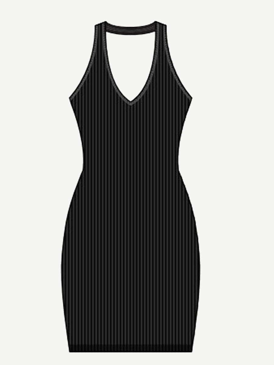 Seamless Halter Shaping Dress