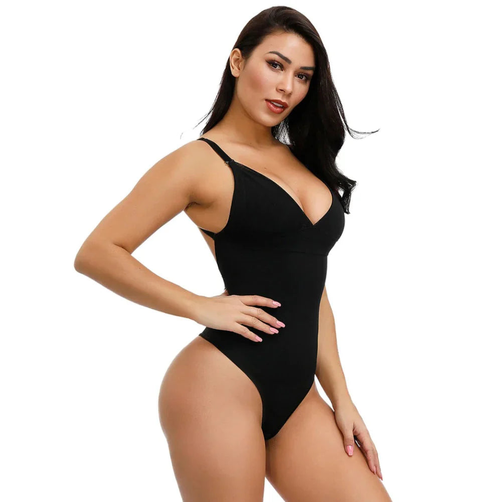 Sheer Sculpt Bodysuit Thong