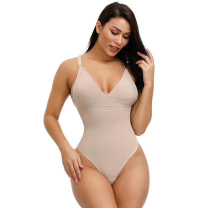 Sheer Sculpt Bodysuit Thong