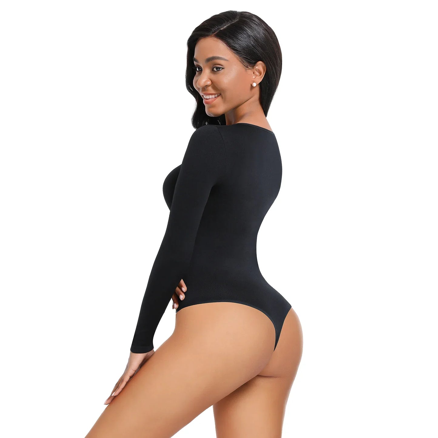 Every-Day Long Sleeve Shaping Bodysuit