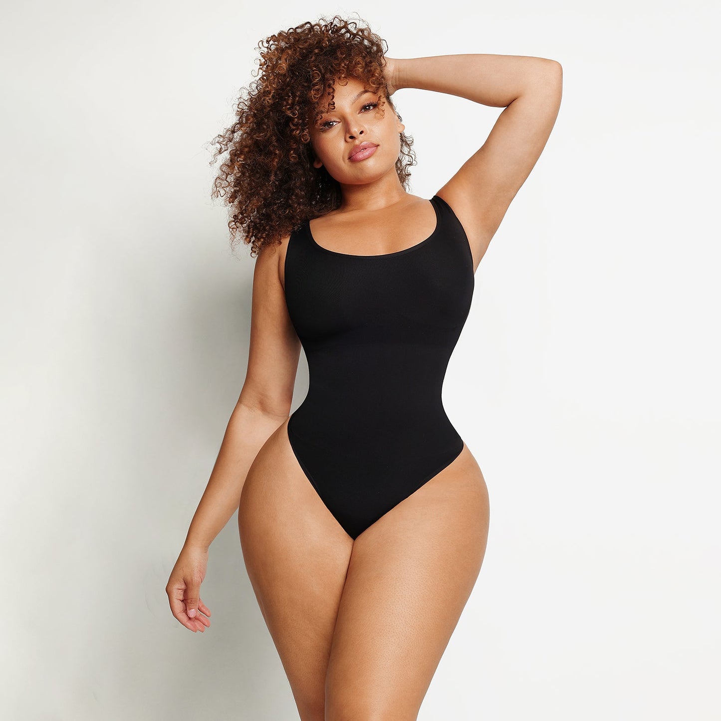 ContourSculpt Scoop Tank Thong Bodysuit