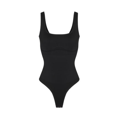 ContourSculpt Scoop Tank Thong Bodysuit