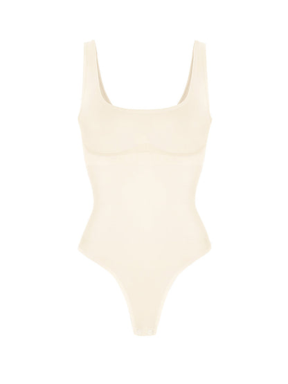 ContourSculpt Scoop Tank Thong Bodysuit