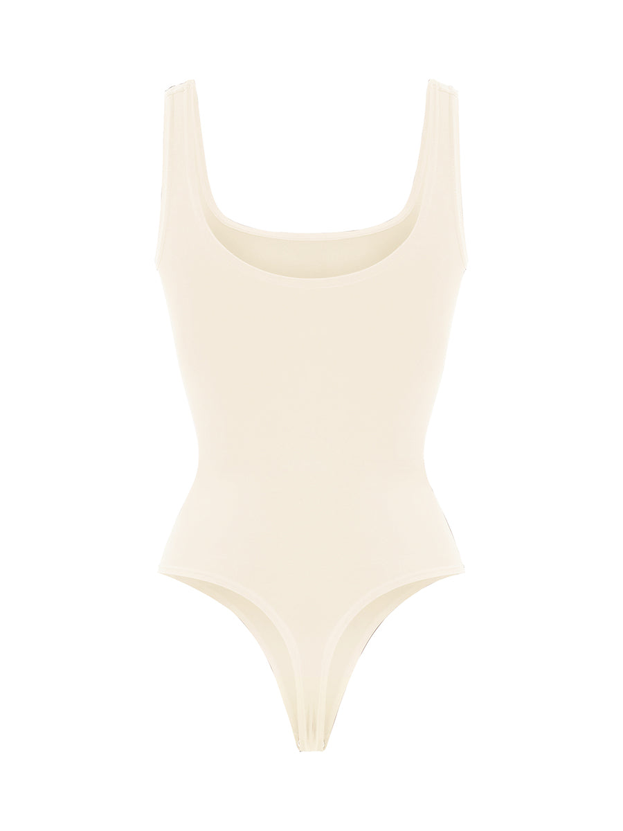 ContourSculpt Scoop Tank Thong Bodysuit