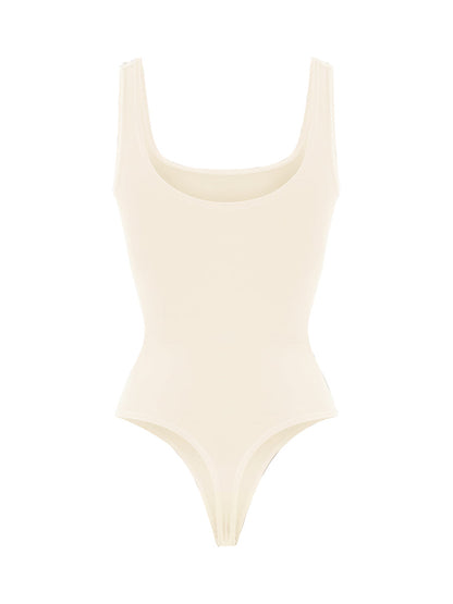 ContourSculpt Scoop Tank Thong Bodysuit