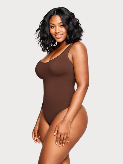 ContourSculpt Scoop Tank Thong Bodysuit