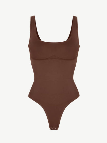 ContourSculpt Scoop Tank Thong Bodysuit