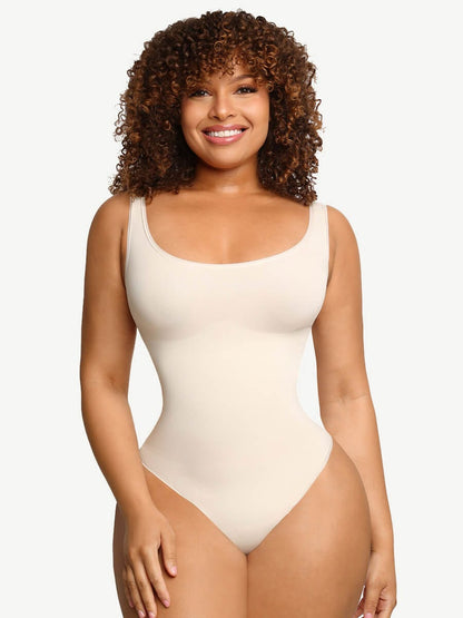 ContourSculpt Scoop Tank Thong Bodysuit